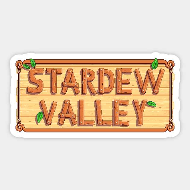 Stardew Valley Sign Sticker by SpriteGuy95